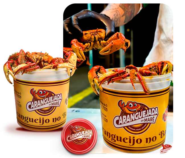 Caranguejo, Pizzas, Hambúrgueres, Pratos Regionais, Pastel, Coxinha, Hamburguers, petiscos. Caranguejada do Maré em Porto de galinhas.